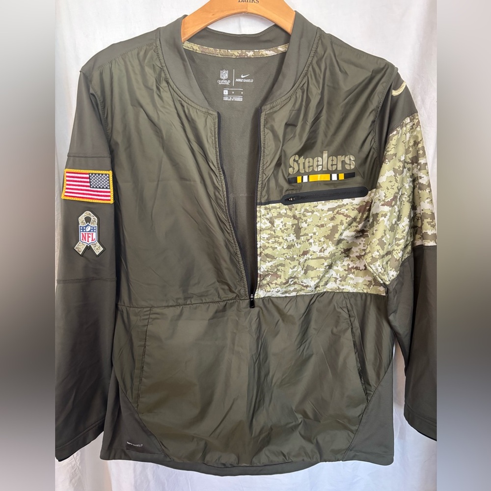 Nike Salute to Service Pittsburgh Steelers Camo Accent Pullover